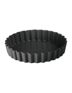 Vogue Non-Stick Mini Quiche Tin With Removable Base 120mm (Pack of 3)