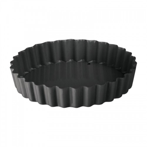 Vogue Non-Stick Mini Quiche Tin With Removable Base 120mm (Pack of 3)