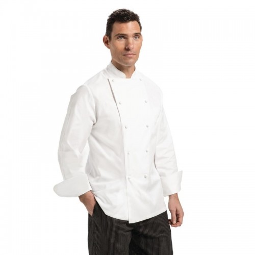 Chef Works Madrid Unisex Chef Jacket White 34