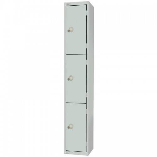 Elite Lockers Elite Three Door Electronic Combination Locker wit