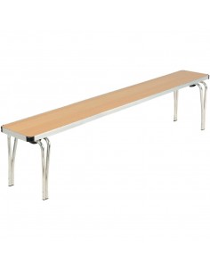 Gopak Contour Stacking Bench Beech Effect 6ft