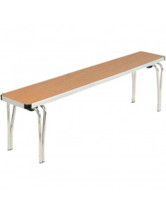 Gopak Contour Stacking Bench Oak Effect 5ft