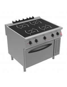 Falcon F900 Induction Range with Fan Assisted Oven on Feet i91104C