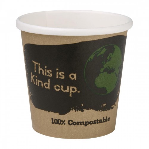 Fiesta Green Compostable Espresso Cups Single Wall 113ml / 4oz x