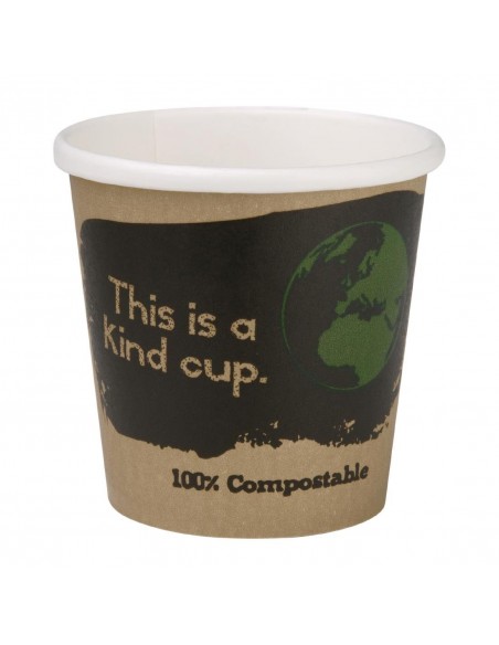 Fiesta Green Compostable Espresso Cups Single Wall 113ml / 4oz x