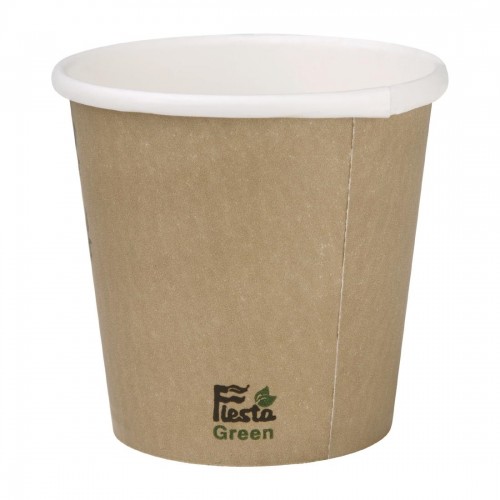 Fiesta Green Compostable Espresso Cups Single Wall 113ml / 4oz x