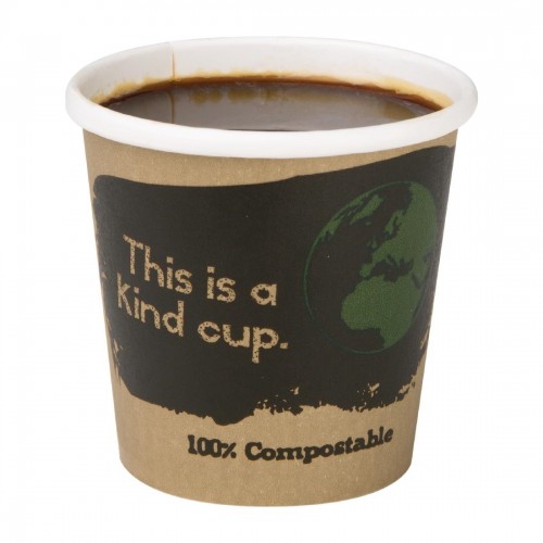 Fiesta Green Compostable Espresso Cups Single Wall 113ml / 4oz x