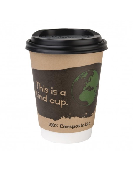 Fiesta Green Compostable Hot Cups Double Wall 355ml / 12oz x 25