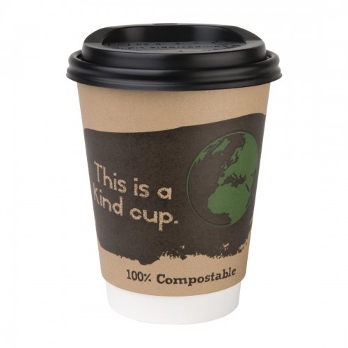 Fiesta Green Compostable Hot Cups Double Wall 355ml / 12oz x 500