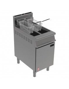 Falcon Dominator Twin Pan, Twin Basket Natural Gas Fryer G3845