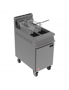 Falcon Dominator Twin Pan, Twin Basket Natural Gas Fryer G3845