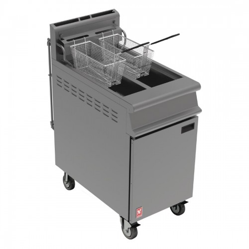 Falcon Free Standing Propane Gas Filtration Fryer with Castors G3845F