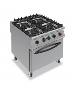 Falcon F900 Four Burner Oven Range on Castors Natural Gas G9184