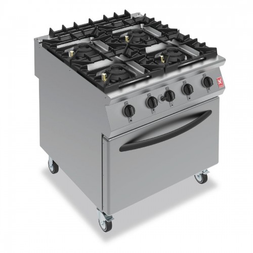 Falcon F900 Four Burner Oven Range on Castors Natural Gas G9184