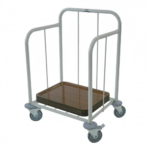 Craven Steel Tray Stacking Trolley