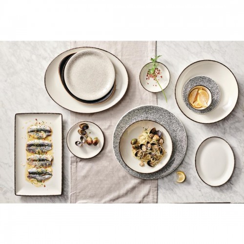 Steelite Charcoal Dapple Coupe Plates 252mm