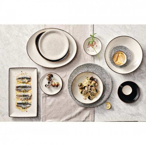 Steelite Charcoal Dapple Coupe Plates 252mm