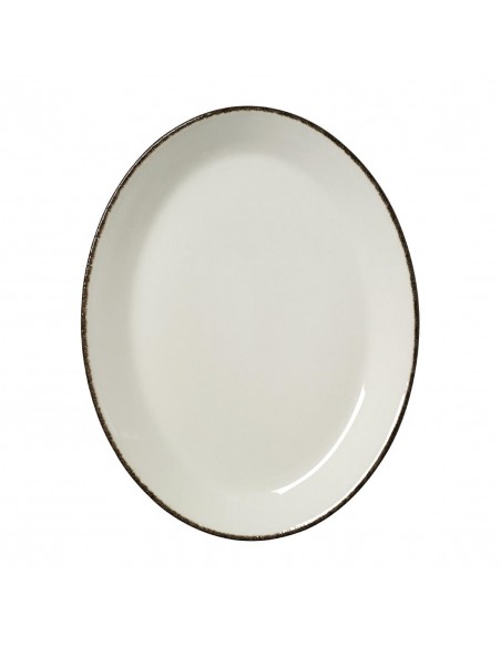 Steelite Charcoal Dapple Oval Coupe Plates 280mm