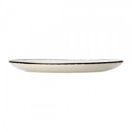 Steelite Charcoal Dapple Oval Coupe Plates 280mm