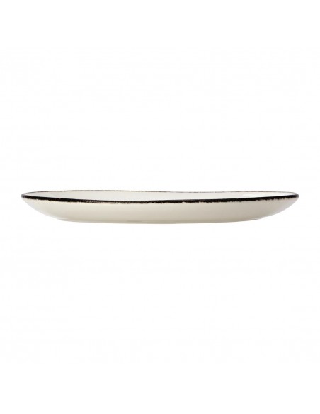 Steelite Charcoal Dapple Oval Coupe Plates 280mm