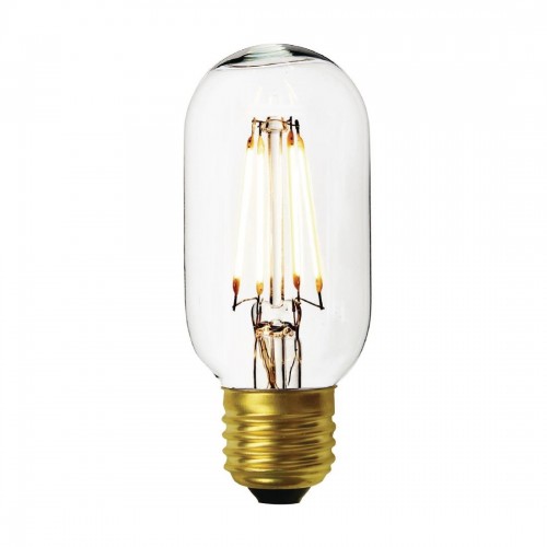 Industville Vintage LED Filament Bulb Tube Edison Screw Clear 7W