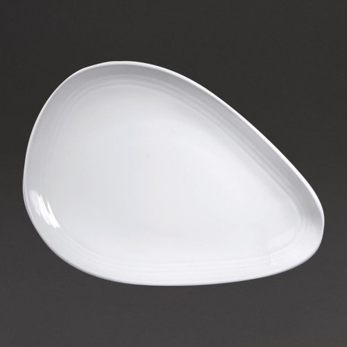 Churchill Super Vitrified Discover Tear Plates White 257mm - CY1