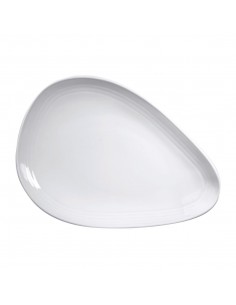 Churchill Super Vitrified Discover Tear Plates White 257mm - CY1 2