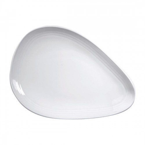 Churchill Super Vitrified Discover Tear Plates White 257mm - CY1