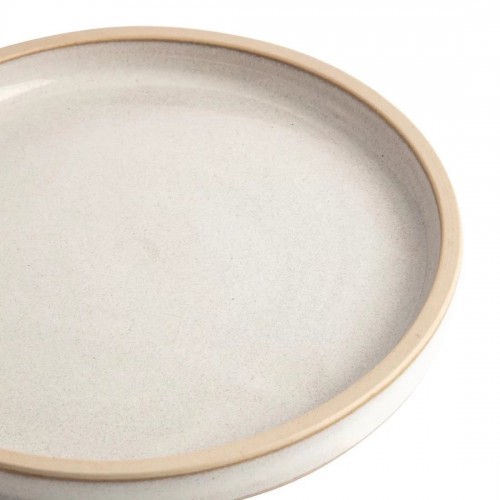 Olympia Canvas Flat Round Plate Murano White 180mm