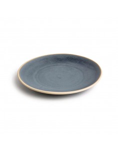 Olympia Canvas Concave Plate Blue Granite 270mm 2