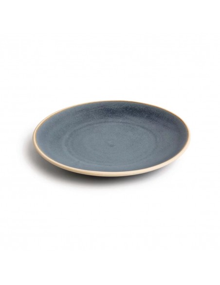 Olympia Canvas Concave Plate Blue Granite 270mm