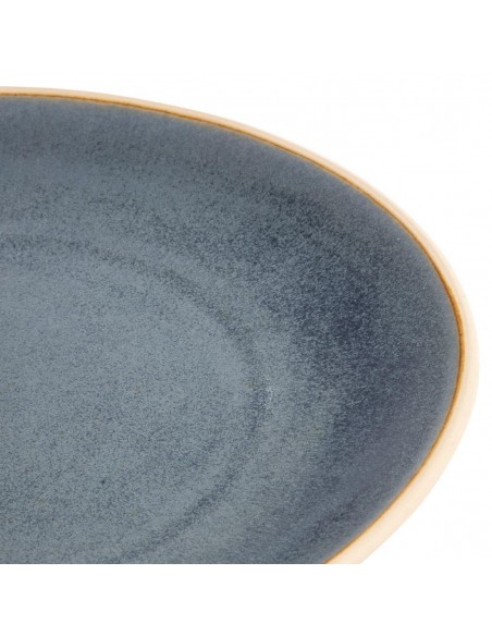 Olympia Canvas Concave Plate Blue Granite 270mm