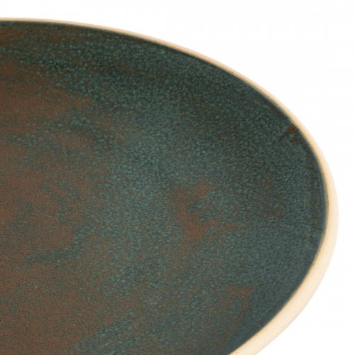Olympia Canvas Concave Plate Green Verdigris 270mm