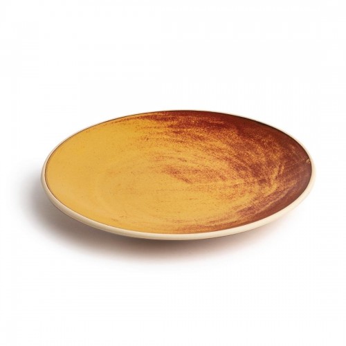 Olympia Canvas Concave Plate Sienna Rust 270mm