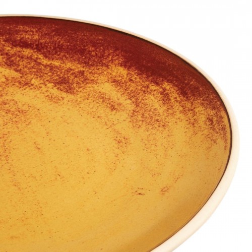 Olympia Canvas Concave Plate Sienna Rust 270mm