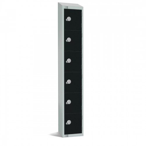 Elite Lockers Elite Six Door Manual Combination Locker Locker Bl