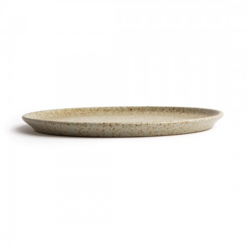 Olympia Canvas Small Rim Round Plate Wheat 265mm