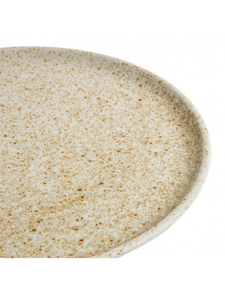 Olympia Canvas Small Rim Round Plate Wheat 265mm