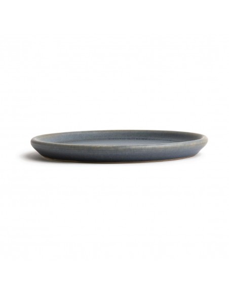 Olympia Canvas Small Rim Round Plate Blue Granite 180mm