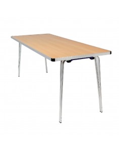 Gopak Contour Folding Table Oak 3ft