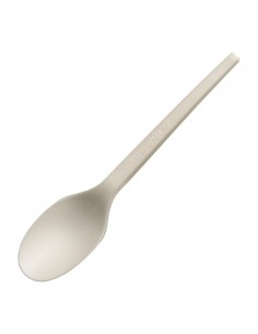 Vegware Compostable CPLA Spoons White