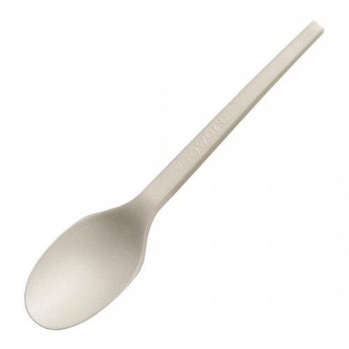 Vegware Compostable CPLA Spoons White