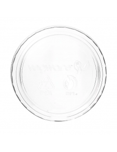 Vegware Compostable Cold Portion Pot Lids 59ml 2oz and 118ml 4oz