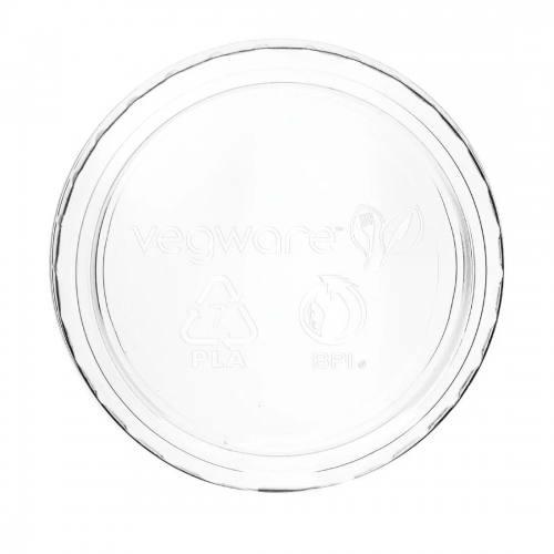 Vegware Compostable Cold Portion Pot Lids 59ml 2oz and 118ml 4oz