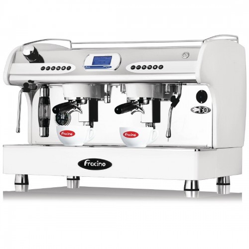 Fracino PID Espresso Coffee Machine 2 Group White PID2