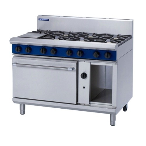 Blue Seal Evolution G58D-P 1200mm 8 Burner LPG Gas Convection Oven