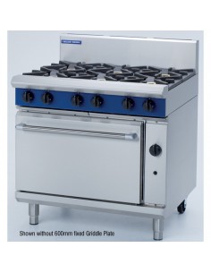 Blue Seal Evolution G506B-P 900mm 2 Burner LPG Gas Static Oven With 600mm Griddle