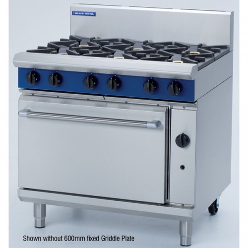 Blue Seal Evolution G506B-P 900mm 2 Burner LPG Gas Static Oven With 600mm Griddle