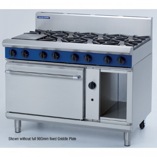 Blue Seal Evolution G508A-N 1200mm 2 Burner Natural Gas Static Oven With 900mm Griddle