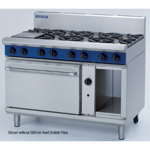 Blue Seal Evolution G508B-N 1200mm 4 Burner Natural Gas Static Oven With 600mm Griddle